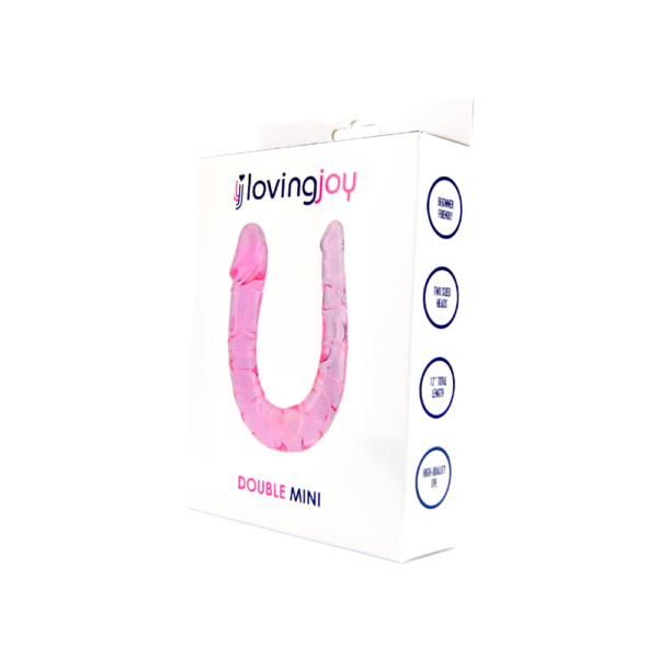 Loving Joy Double Mini Dildo Pink - Image 5