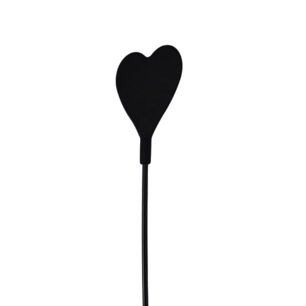 Bound to Please Silicone Heart Shaped Crop with Feather Tickler - Image 6