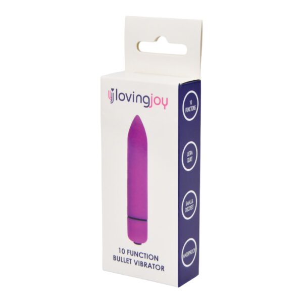 Loving Joy 10 Function Purple Bullet Vibrator - Image 6