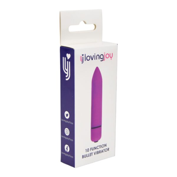 Loving Joy 10 Function Purple Bullet Vibrator - Image 7