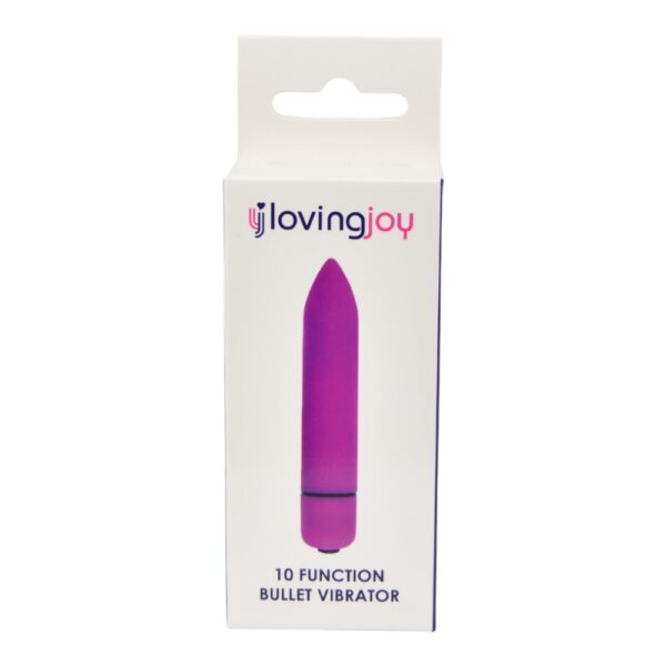 Loving Joy 10 Function Purple Bullet Vibrator - Image 5