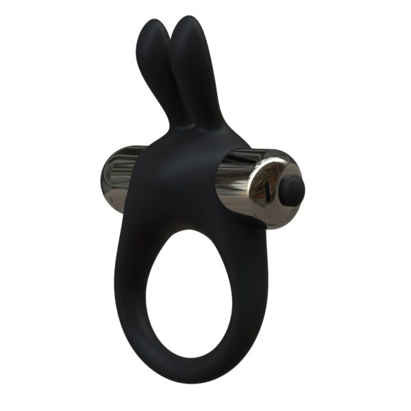 JoyRings Silicone Rabbit Vibrating Cock Ring - Image 3