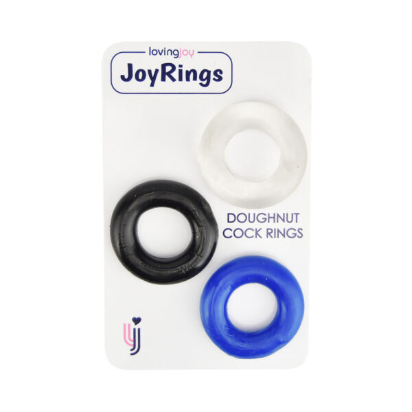 JoyRings Doughnut Cock Rings (3 Pack) - Image 4