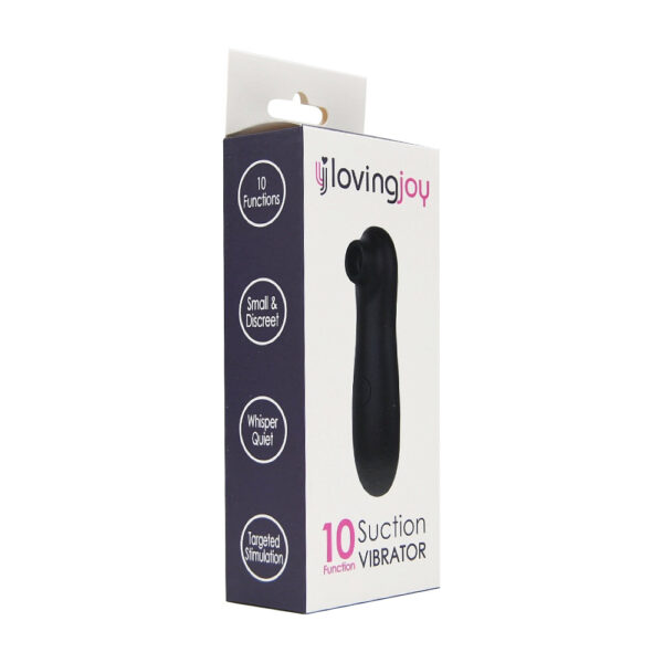 Loving Joy 10 Function Clitoral Suction Vibrator Black - Image 7