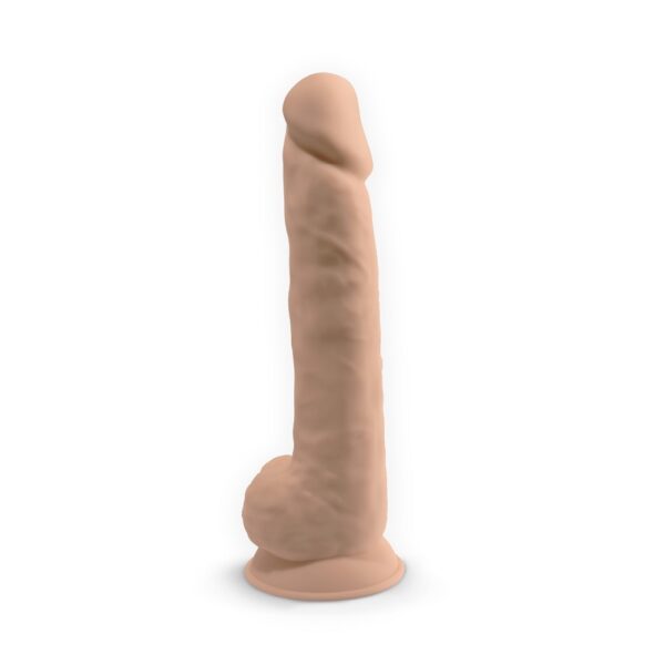 SilexD 15 inch Realistic Silicone Dual Density Dildo with Suction Cup with Balls - Image 3