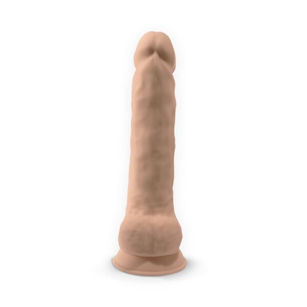 SilexD 15 inch Realistic Silicone Dual Density Dildo with Suction Cup with Balls - Image 4