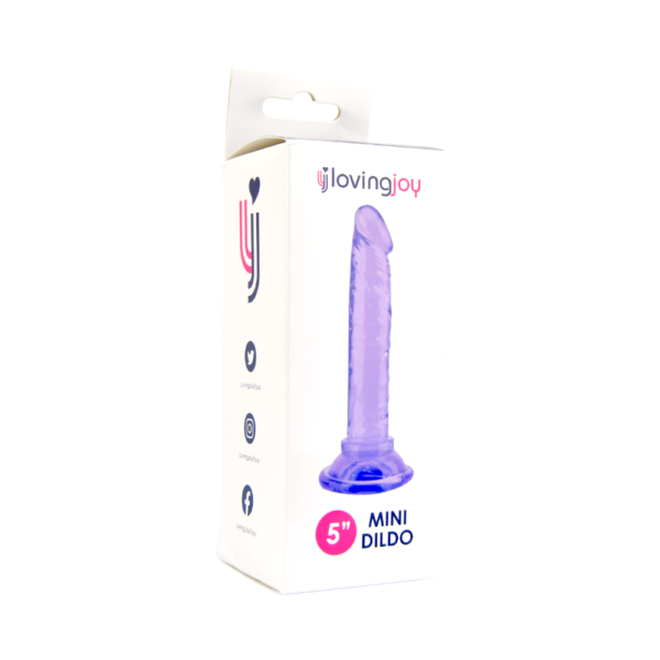 Loving Joy 5 Inch Beginners Dildo Purple - Image 7