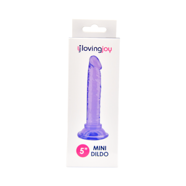 Loving Joy 5 Inch Beginners Dildo Purple - Image 6