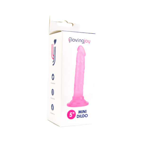 Loving Joy 5 Inch Beginners Dildo Pink - Image 10