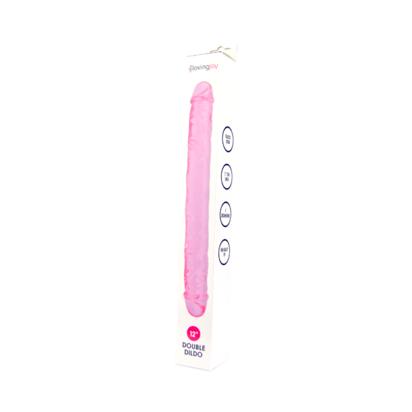 Loving Joy 12 Inch Double Dildo Pink - Image 10