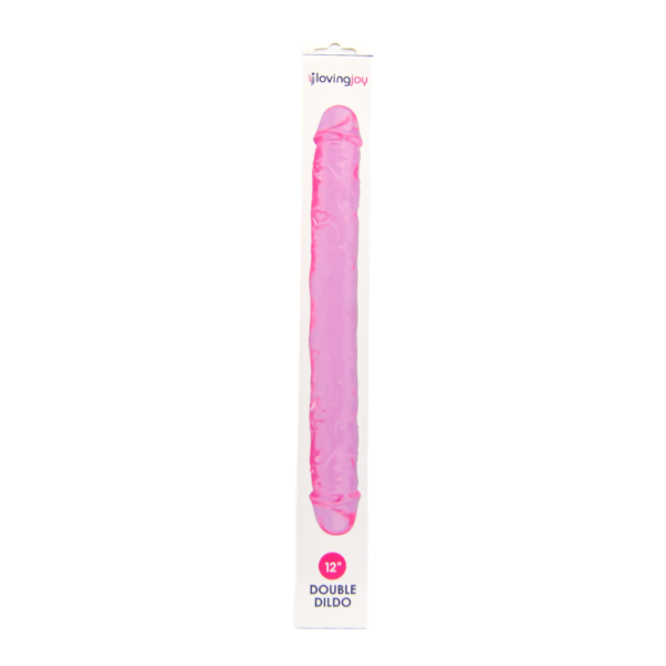 Loving Joy 12 Inch Double Dildo Pink - Image 8