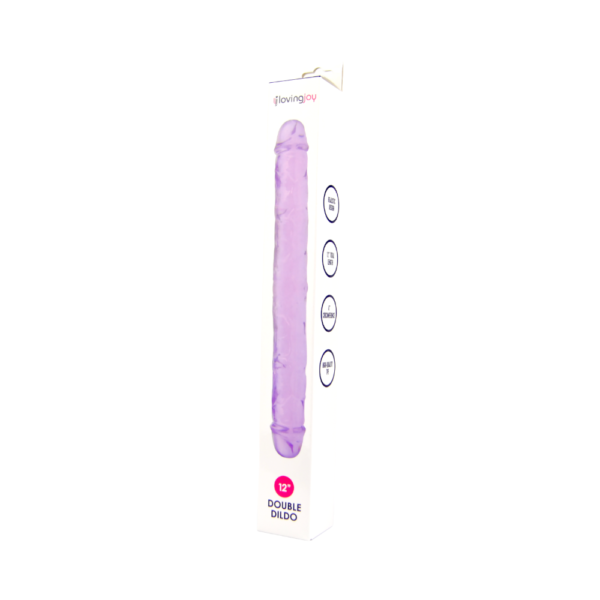 Loving Joy 12 Inch Double Dildo Purple - Image 9