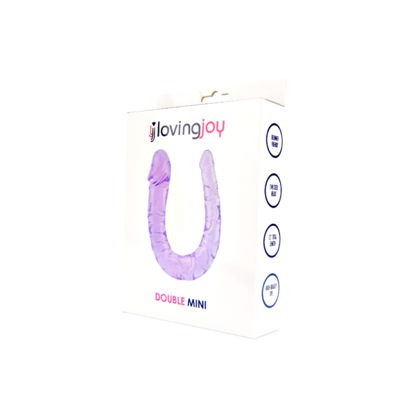 Loving Joy Double Mini Dildo Purple - Image 5