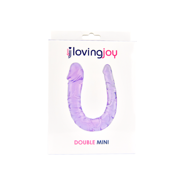 Loving Joy Double Mini Dildo Purple - Image 4