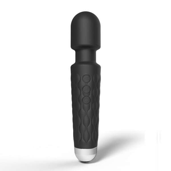 Loving Joy 20 Function Wand Vibrator Black - Image 3