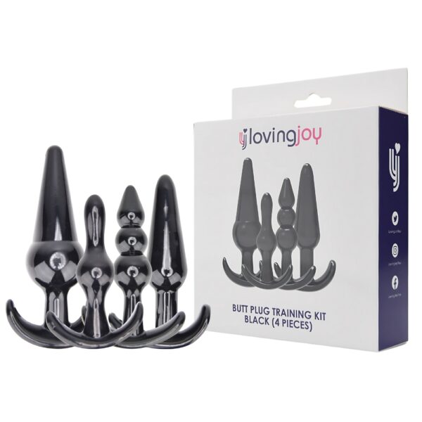 Loving Joy Butt Plug Training Kit Black - Image 14