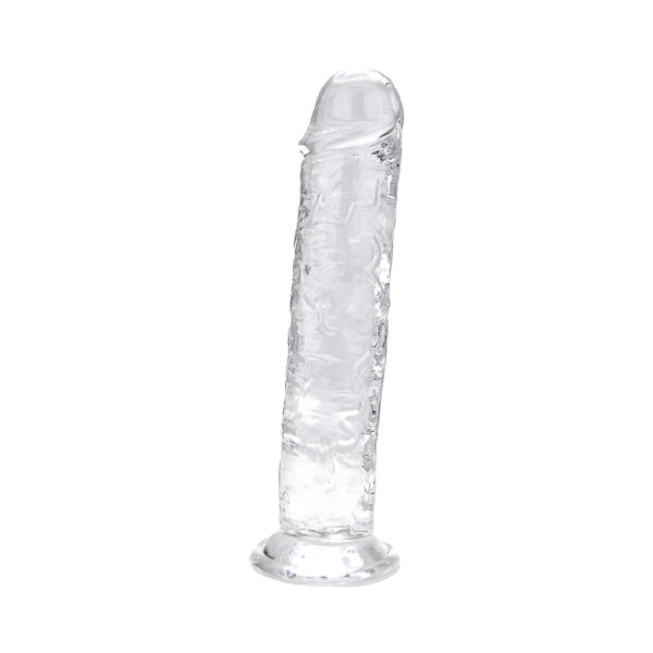 Loving Joy 7.5 Inch Suction Cup Dildo Clear - Image 5