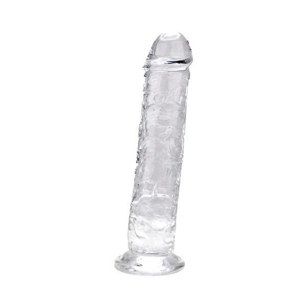 Loving Joy 7.5 Inch Suction Cup Dildo Clear - Image 3