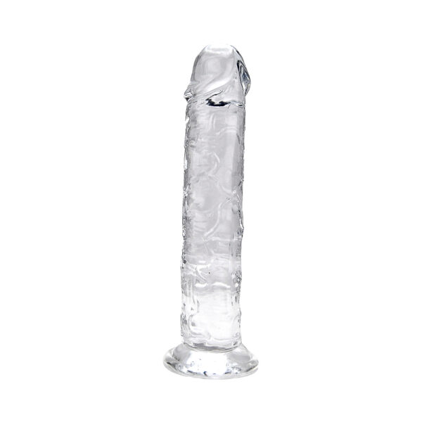 Loving Joy 7.5 Inch Suction Cup Dildo Clear - Image 4