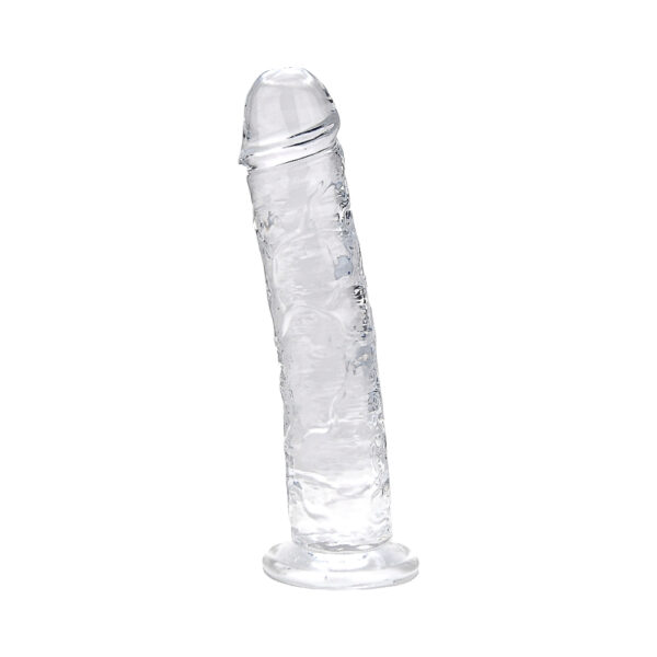 Loving Joy 8.5 Inch Suction Cup Dildo Clear - Image 3