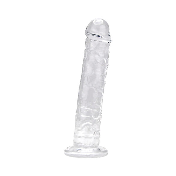 Loving Joy 8.5 Inch Suction Cup Dildo Clear - Image 4