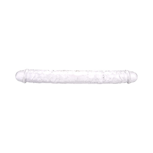 Loving Joy 15 Inch Double Ended Dildo Clear - Image 4