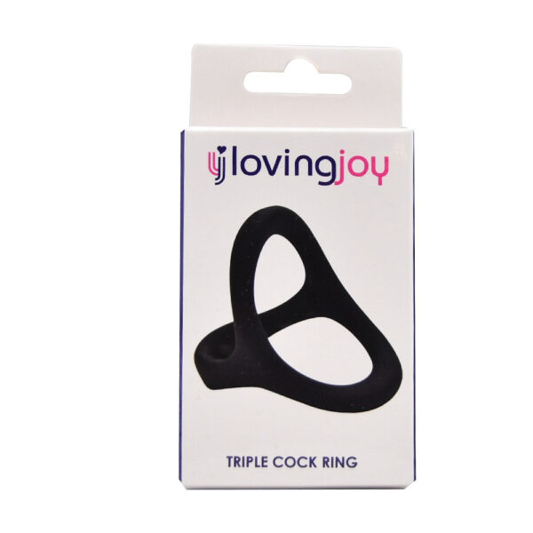 Loving Joy Silicone Triple Cock Ring - Image 5