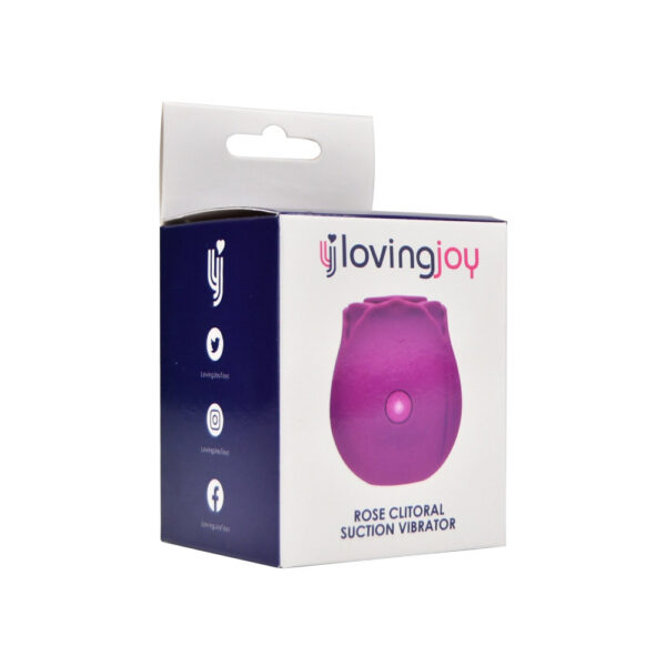 Loving Joy Rose Toy Clitoral Suction Vibrator Purple - Image 8