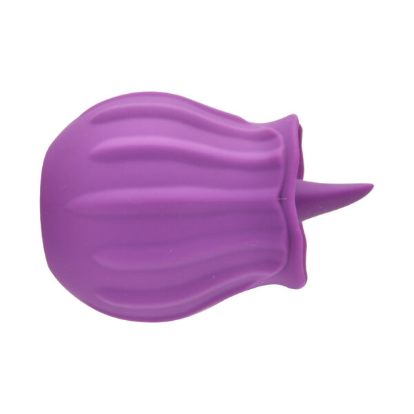 Loving Joy Rose Licking Clitoral Vibrator Purple - Image 3