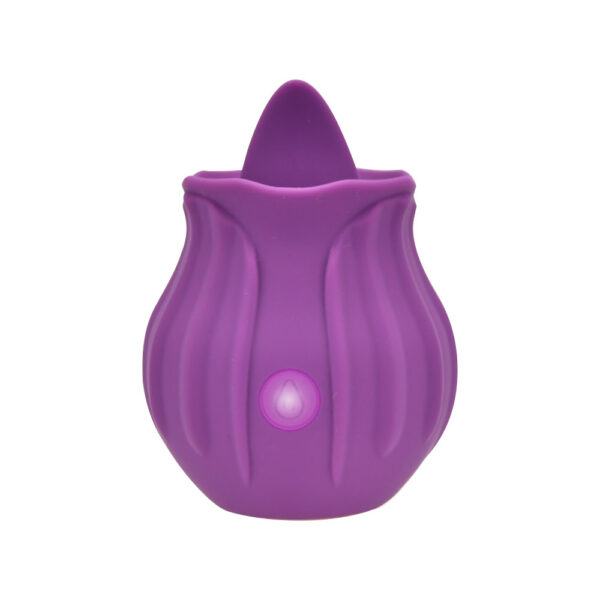 Loving Joy Rose Licking Clitoral Vibrator Purple - Image 4