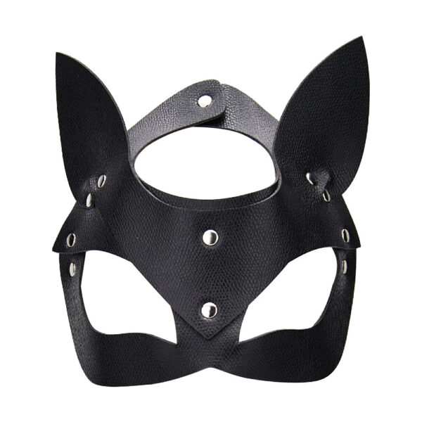 Bound to Play Kitty Cat Face Mask Black - Image 3