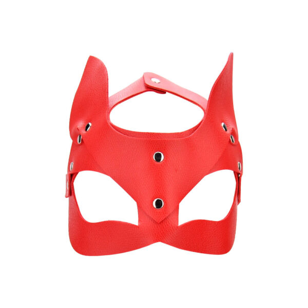 Bound to Play Kitty Cat Face Mask Red - Image 3