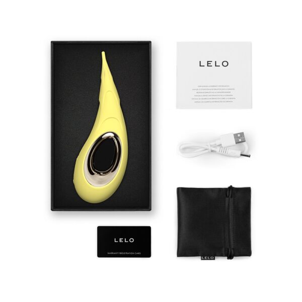 LELO Dot Cruise Clitoral Vibrator Lemon Sorbet - Image 4