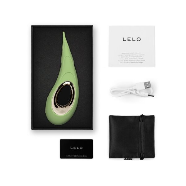 LELO Dot Cruise Clitoral Vibrator Pistachio Cream - Image 4