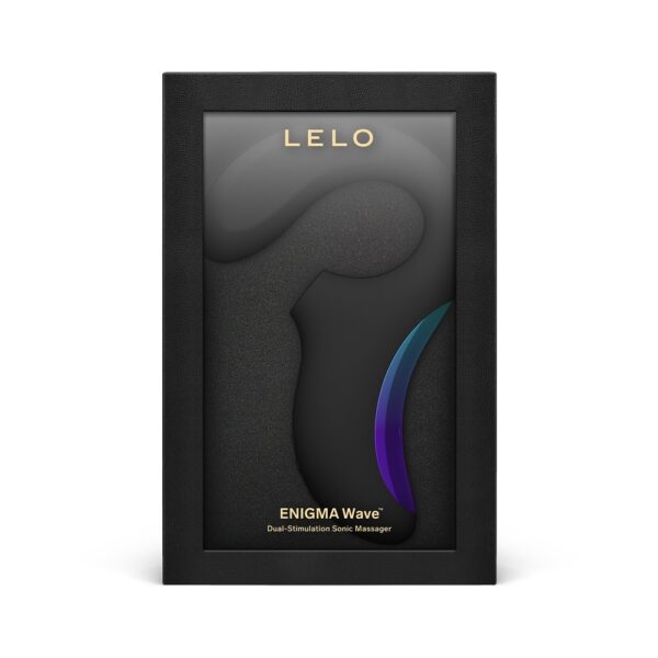 LELO Enigma Wave Dual Stimulation Sonic Massager Black - Image 4