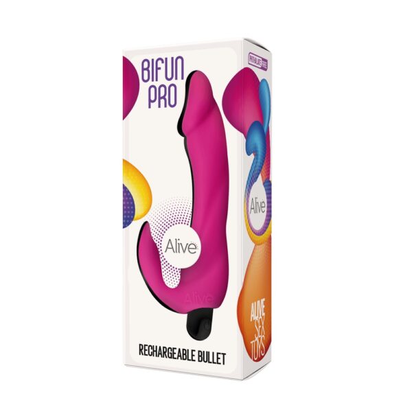 Alive Bifun Pro Rechargeable Double Stimulation Vibrator - Image 4