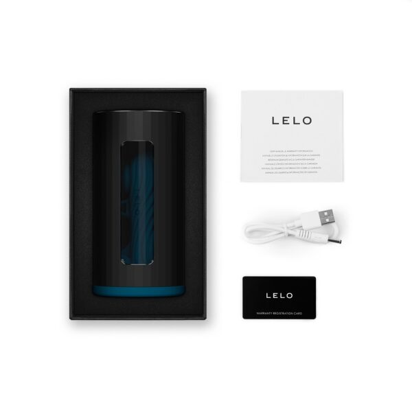 LELO F1S V3 AI Interactive Male Masturbator Blue - Image 3