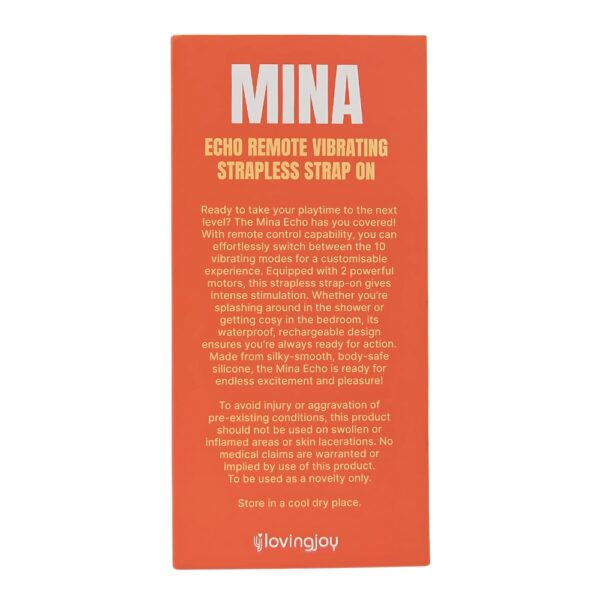 Mina Echo Remote Vibrating Strapless Strap On - Image 17