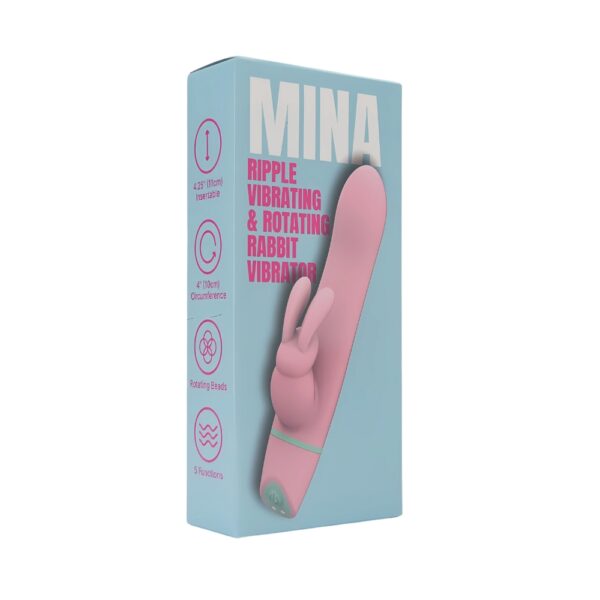 Mina Ripple Vibrating & Rotating Rabbit Vibrator - Image 12