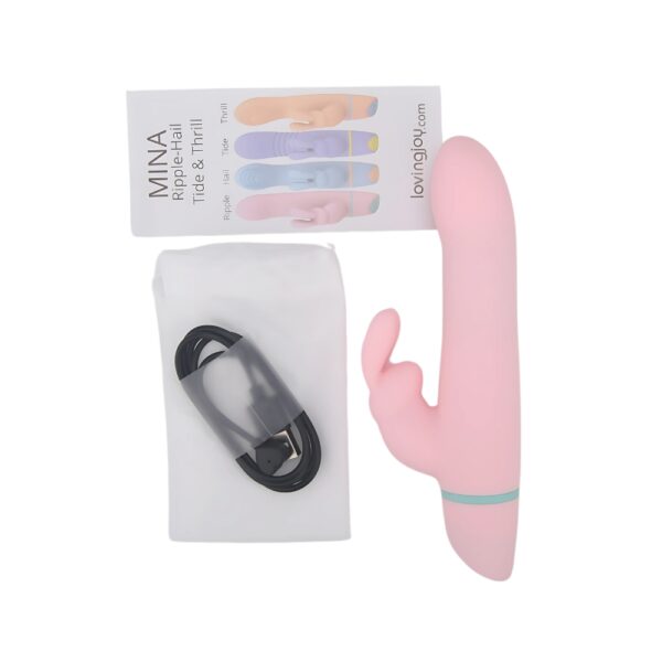 Mina Ripple Vibrating & Rotating Rabbit Vibrator - Image 15