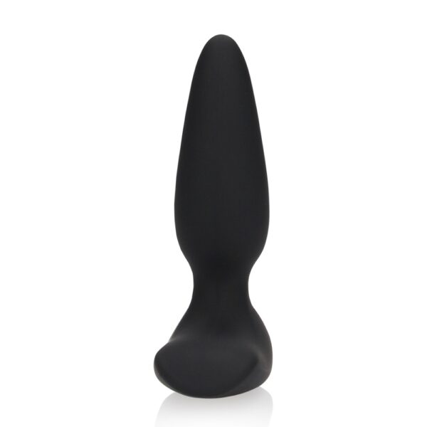 Smooth Vibrating Anal Plug with Remote Control Black - Image 7