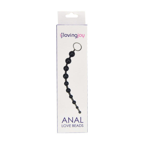 Loving Joy Anal Love Beads Black - Image 3