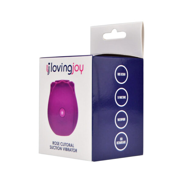 Loving Joy Rose Toy Clitoral Suction Vibrator Purple - Image 9