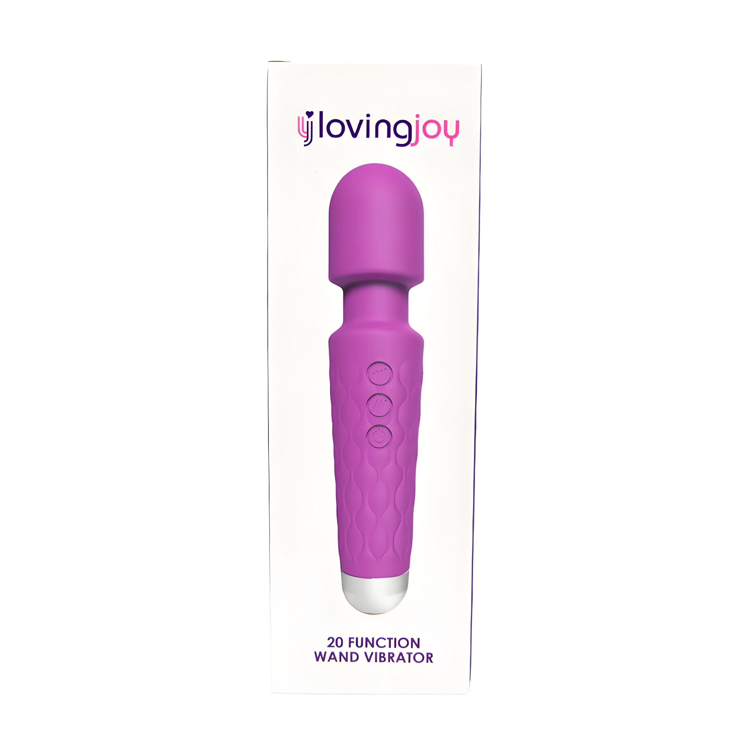 Loving Joy 20 Function Wand Vibrator Purple - Image 5