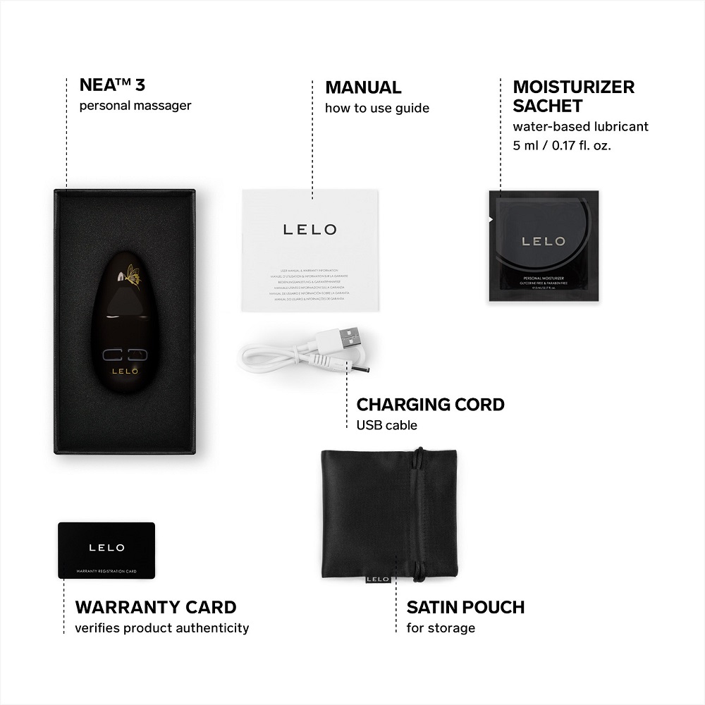 LELO Nea 3 Clitoral Massager Black - Image 9